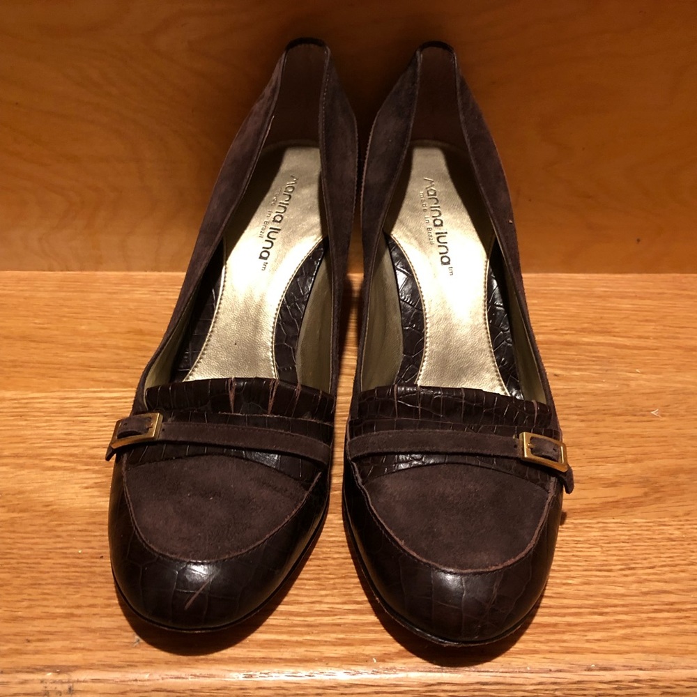 Marina Luna all leather pumps